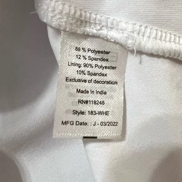 NWT Cabana Life White UPF 50 active dress medium - Picture 4 of 12